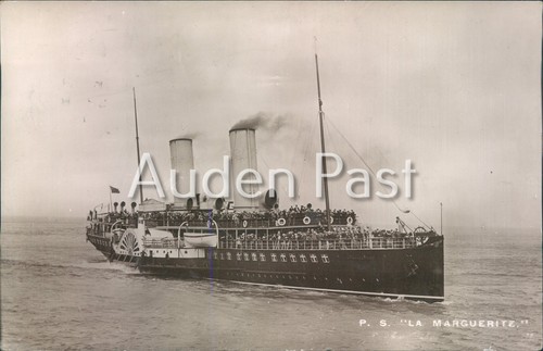 Paddle steamer marguerite - steamer,