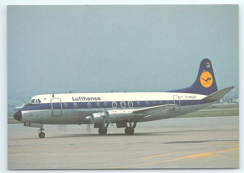 Postcard vickers viscount s14 - postcard,