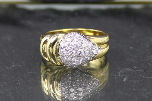 Brilliant ring diamond - diamond,