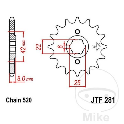 Sprocket for honda - sprocket, rs