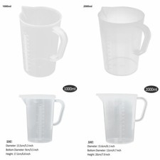 Clear Plastic Measuring Jug 2