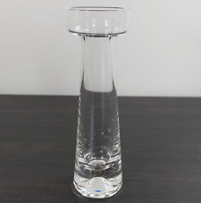 Dartington Crystal Candle Holder For Pillar Votive Candle Modern Clear 18.5cm