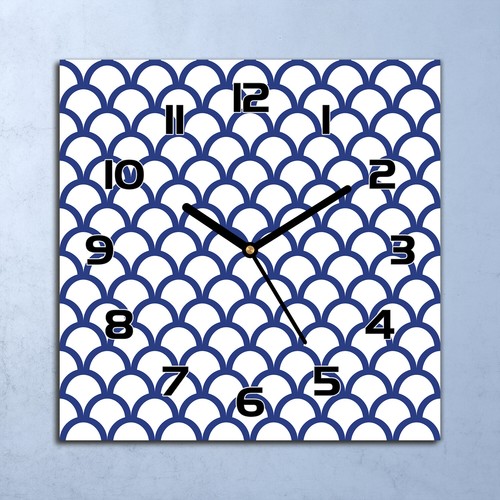 Glass wall clock - wall, kitchen