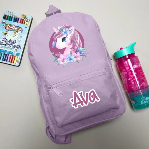 Personalised unicorn backpack - unicorn,