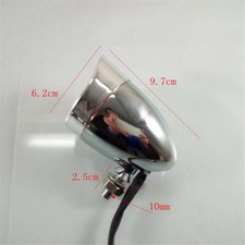 1x Motorcycle Chrome Bullet
