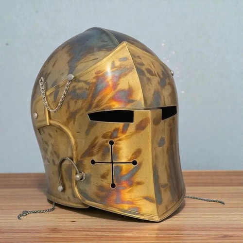 Medieval templar knight - knight, helmet