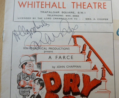 Brian rix hand signed - rix,