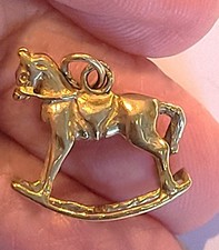 9ct Gold,  Rocking Horse