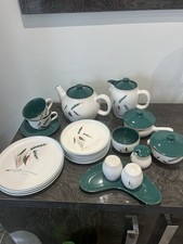 Denby Greenwheat Pattern Various items Part Service All Dishes In Very Good Con.