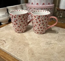 Cath Kidston Mugs X2 Floral
