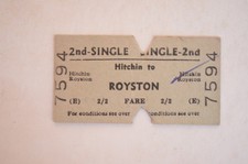 Railway Ticket BTC Hitchin to