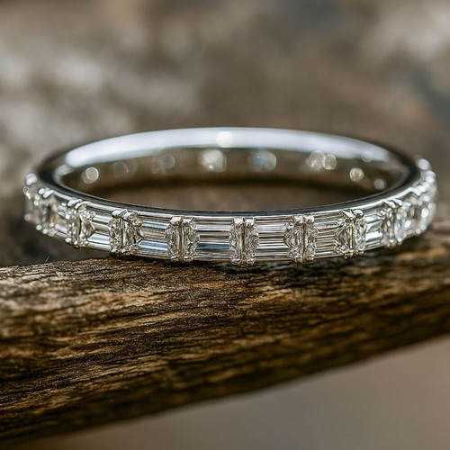 2mm fishtail set baguette cut - fishtail,
