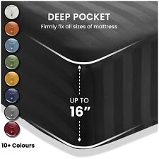 EGYPTIAN STRIPE FITTED SHEET