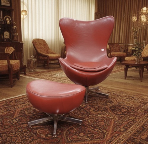 Stunning vintage egg armchair - stunning,