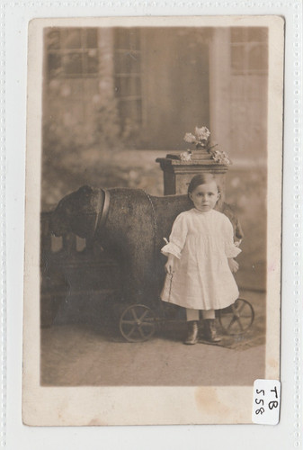 Young child with large teddy - with,