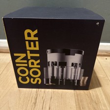 Zeon GBP Electronic Automatic Coin Sorter Fast Sorting Stacking - Old £1 Coins