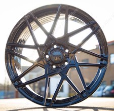 19" Black RF2 Alloy Wheels Fits Bmw 1 3 Series E81 E82 E87 E88 E46 E90 Z3 Z4 Wr