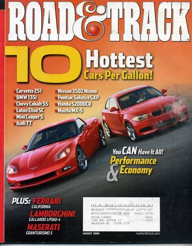 Road track august - track, 2008