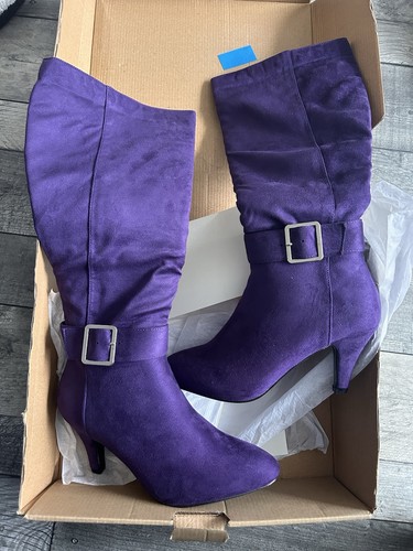 Joe browns purple boots - joe, size
