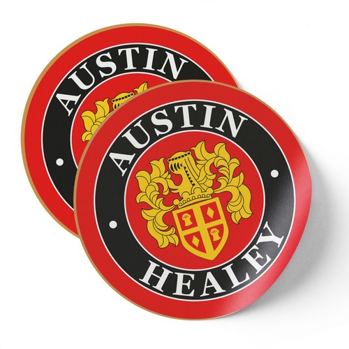 Austin healey badge sticker - austin, x2