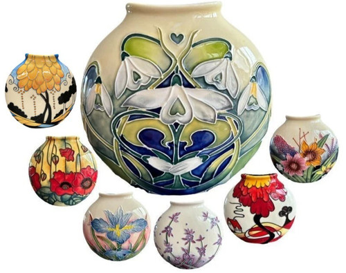 Round vase old tupton - 6",