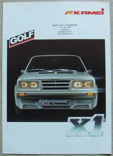 Volkswagen golf kamei body - x1,
