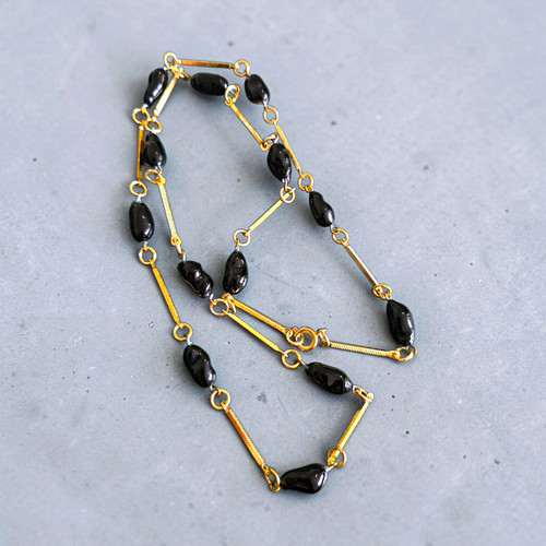 Vintage french jet style black - vintage, jet-style