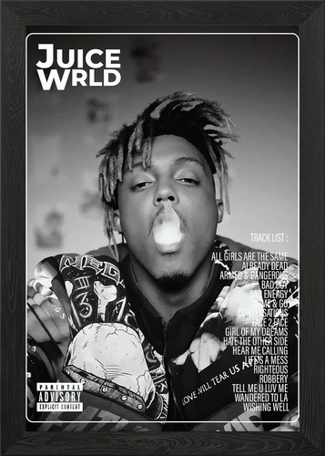 Juice wrld album cover framed - wrld,