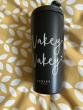 Radley Travel Mug Wakey Wakey Black Large Capacity