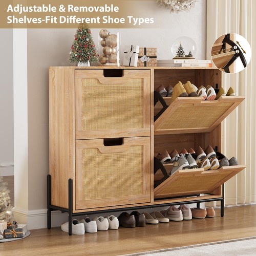 Rattan shoe cabinet modern - shoe, ,modern