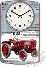 Vintage tractor wall clock