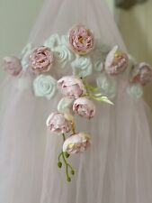 Pink canopy/ girls bed canopy/