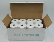 Radiometer Thermal Paper 984-070 Box of 8 Rolls - New Damaged Box