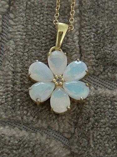 Ethiopian opal necklace - ethiopian,