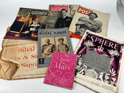 Lot vintage british royal - of,