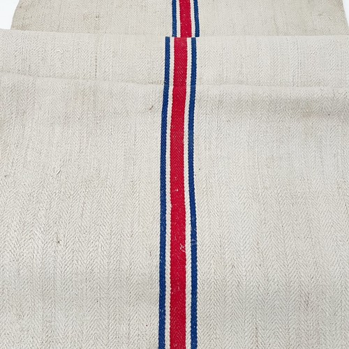 Antique linen grain sack - antique,