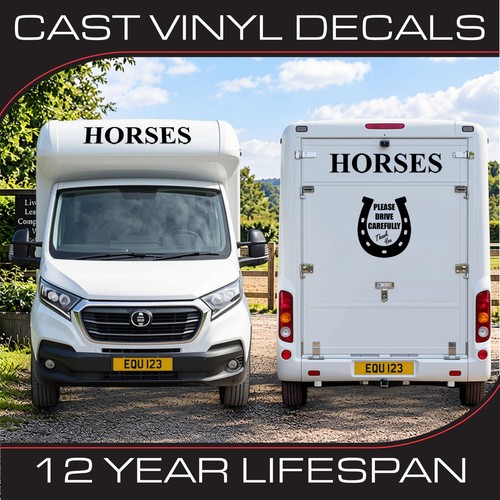 Horsebox stickers accessories - horsebox,