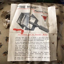 The Minip Machine Vice Kit Needs Machining To Finish