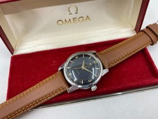 Vintage 1958 Omega Seamaster Automatic Mens Watch + Box (black dial)