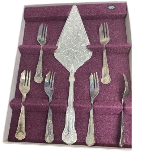 Samuel cake fork - h.samuel, vintage
