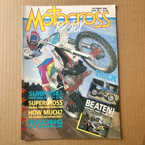 Motocross rider oct 1990 - rider,