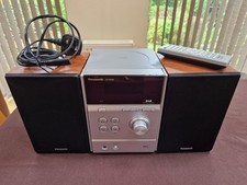 Panasonic SA-PM4DB Bookshelf HiFi Stereo CD Radio DAB AM/FM Remote & Leads