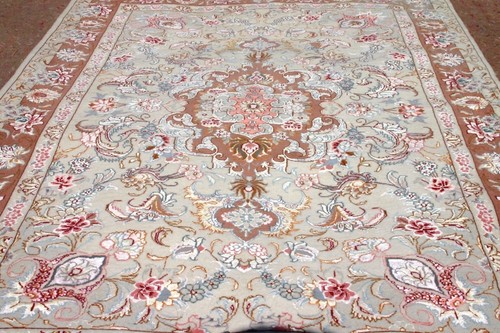 Persiann tabrizz silk and - and, wool