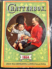 Rare Vintage Chatterbox Annual 1914 Founded by J Erskine Clarke Hardback