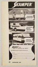 1970 Print Ad Skamper Travel