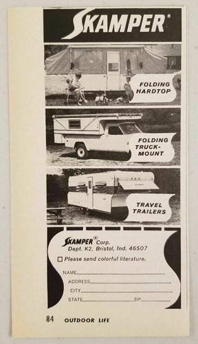 1970 print skamper travel - print, ad