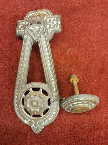 Door knocker brass victorian - door,