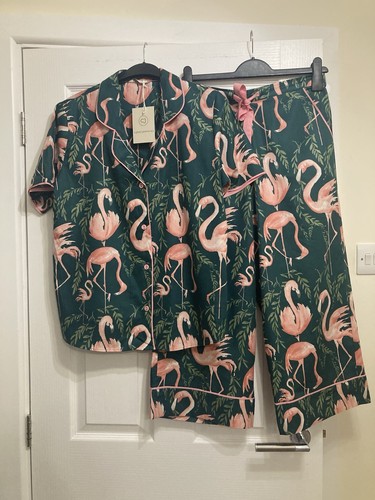Cyberjammies emerald flamingo - emerald,