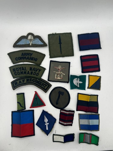 Various military cloth badges - various,