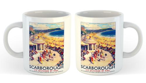 11oz ceramic mug - ceramic, railway